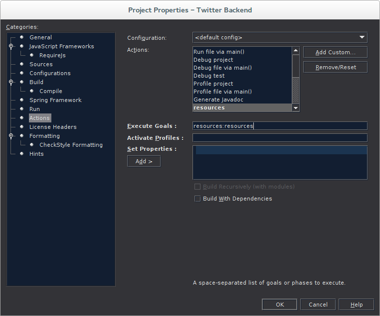 netbeans mvn